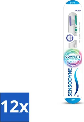 Zdjęcie produktu dla Sensodyne - Szczoteczka do zębów - Complete Care Soft - Complete Care - 1 szczoteczka do zębów - Value pack - 12 szt