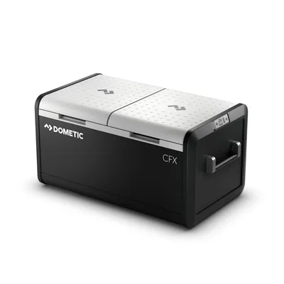 Produktbild von Dometic CFX3 95DZ AC/DC Kompressorkühlbox Kühlbox 82L schwarz grau EEK D