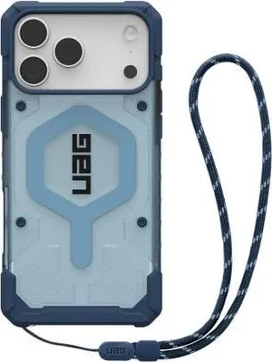 Immagine prodotto di Uag Pathfinder Clear Magsafe Bundle Custodia con cordino per Iphone 17 Pro Max - Blu