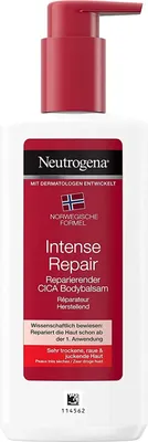 Produktbild von Neutrogena Intense Repair CICA, Balsam, Unisex, Feuchtigkeitsspendend, Beruhigend, Sehr trockene Haut, 250 ml, Pumpenflasche
