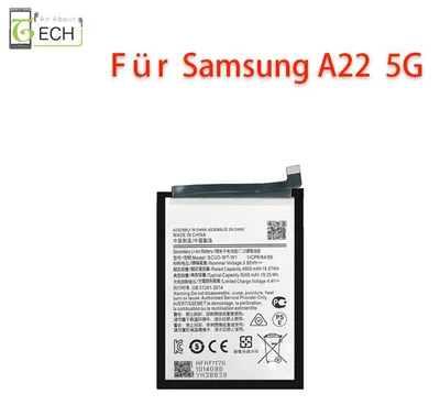 Produktbild von Ersatz Akku für Samsung Galaxy A22 5G SCUD-WT-W1 5000mAh Accu Batterie Battery