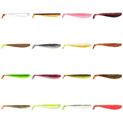 Obrázok produktu pre Manns Q-Paddler 18 cm gumový rybí chvost, farba: soľ a korenie UV Tail