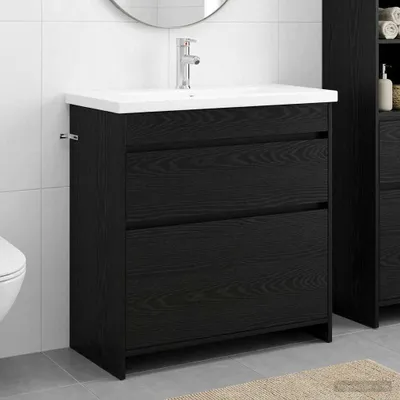 Imagen del producto de Maison Exclusive - Juego de muebles de baño en roble , 81 x 40 x 84,5 cm