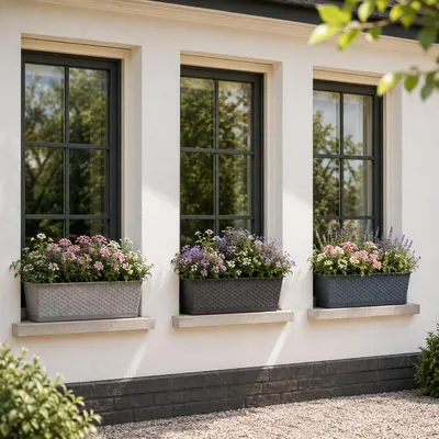 Produktbild von Prosperplast Balkon - Pflanzkubel - Taupe - 12 l - 70 x 17 x 15 cm