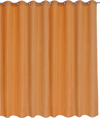 Produktbild von Gardine in Überbreite Blickdicht 300(B) x 245 (L) Abdunkelnd Gardine Schal Vorhang Orange mit Ösen