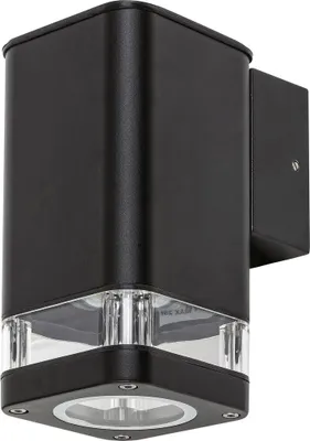 Produktbild von Rabalux 7955 Außenwandleuchte Sintra, GU10, Aluminium, schwarz, Modern, IP44, 15,5cm