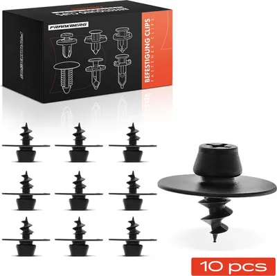 Image de Frankberg 10x attaches de fixation de tapis de sol pour VW Polo Passat Touran Seat Leon Toledo II