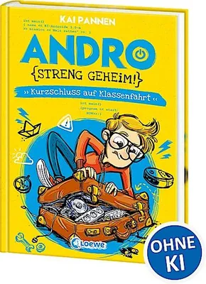 Immagine prodotto di Andro, streng geheim! (Band 3) - Kurzschluss auf Klassenfahrt