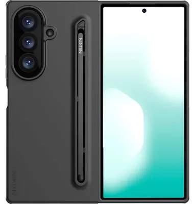 Produktbild von Schutzhülle mit Stift für Galaxy Z Fold8 Ultra, Nillkin Flex Pure Fold Case, Schwarz