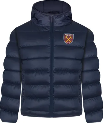 Produktbild von West Ham United FC - Jacke für Jungen, Gesteppt GF309 (146) (Dunkles Marineblau)