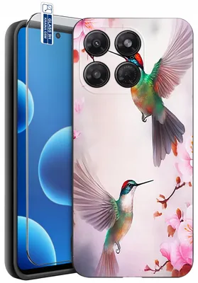 Productafbeelding van Hoesje voor de Motorola Moto G37, met designs | Siliconen hoesje + beschermend glas 9H