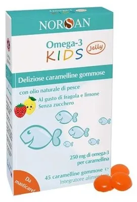 Immagine prodotto di Norsan Omega 3 Kids 45 Caramelline Gommose