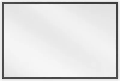 Immagine prodotto di Mexen Loft specchio da bagno rettangolare 60 x 40 cm, cornice nera - 9852-060-040-000-70