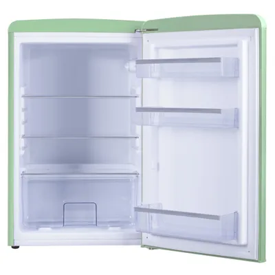 Produktbild von Amica VKS 15623 M, Vollraum-Kühlschrank im Retro Design, 85 cm Höhe, fresh mint,
