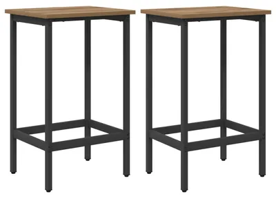 Produktbild von Barhocker 2 Stk. Artisan-Eiche 40 x 32 x 74 cm Holzwerkstoff