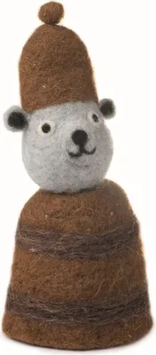 Produktbild von Eierwärmer Tiermotiv  [ Bär mit Mütze ] für den fröhlichen Frühstückstisch