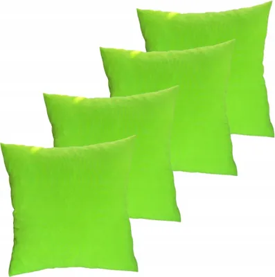 Produktbild von Dekokissen, Sofakissen, 50x50 cm, hellgrün, 4er Set Deko Sofakissen, Rückenkissen
