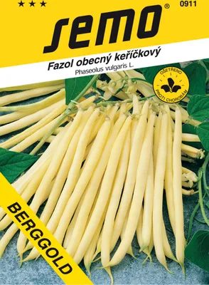 Obrázok produktu pre Fazuľa Berggold kríč. žltá SEMO 0911