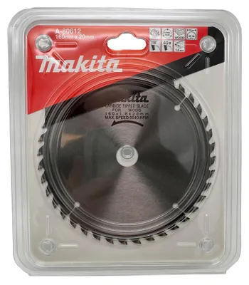 Produktbild von Makita A-80612 Kreissägeblatt Widia TCT 160 x 20 mm 40T Holz