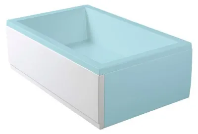 Produktbild von DEEP PLAIN 110, Frontschürze links, 110x36cm, weiß