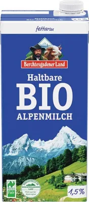 Image de Lait des Alpesdurable 1,5% de matières grasses 1L