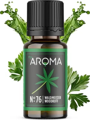 Produktbild von myAROMA Flavour Drops Waldmeister 10ml – Zuckerfrei, Kalorienfrei & Vegan, Natürliches Aroma ohne künstliche Farbstoffe