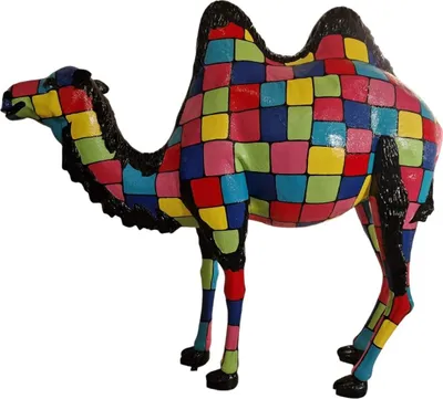 Lebensgroßes XXL Luxus Designer Garten Terrassen Deko Skulptur Figur Kamel Life Size XXL Luxury Designer Garden Terrace Decorative Sculpture Figure Camel