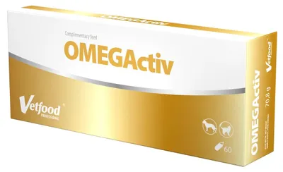Zdjęcie produktu dla VETFOOD OMEGActiv kwasy Omega-3 w formie past i jako 60 kapsułek