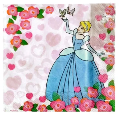 Immagine prodotto di Principessa Disney - Tovaglioli, confezione da 20 pezzi a 2 veli SG34818 (taglia unica) (rosa/bianco/verde)
