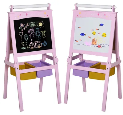 Obrázek produktu pro Malkasten, oboustranný design, odolná konstrukce, růžová barva