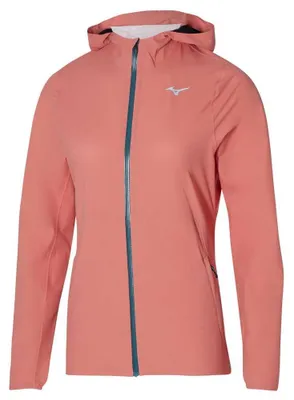 Image de MIZUNO - Veste de course pour femmes, modèle J2GE2700, couleur saumon, taille L