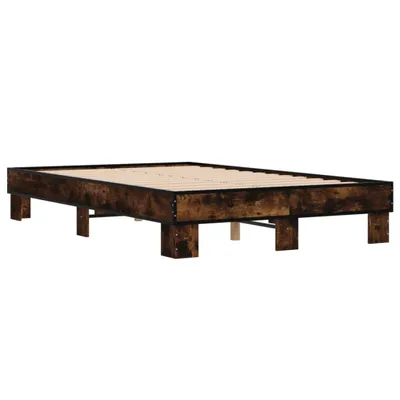 Zdjęcie produktu dla Rama łóżka, przydymiony dąb, 120x200 cm