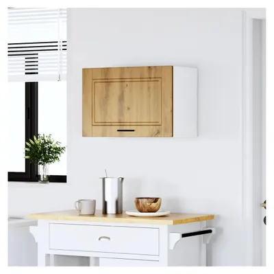 Produktbild von Hängeschrank für die Küche aus Artisan-Eiche Holzwerkstoff, Wandschrank, Oberschrank, Küchenschrank