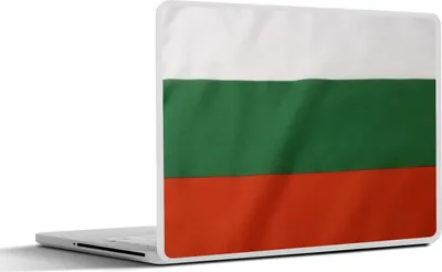 Produktbild von MuchoWow® Laptop Aufkleber Sticker Cover Nahaufnahme der Flagge von Bulgarien 36.5x27.5 cm - Laptop-Sticker