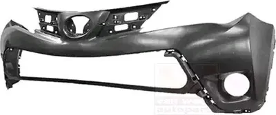 Produktbild von VAN WEZEL Stoßstange Stoßfänger für TOYOTA RAV 4 IV (ZSA4, ALA4) Glatt Schwarz 5473574