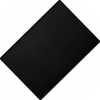Immagine prodotto di INF Tappetino in silicone impermeabile con bordo rialzato per animali domestici Nero