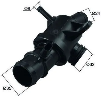 Produktbild von MAHLE Thermostat Kühlmittel 92°C passend für MERCEDES-BENZ A-Klasse (W169) B-Klasse (W245)