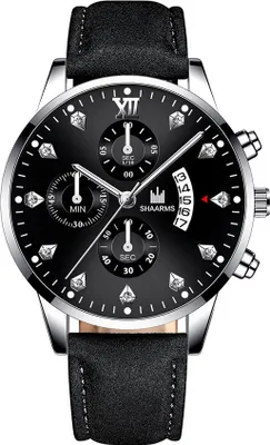 Image de Montre Quido Noir / Argenté - Élégance Abordable pour Hommes KP14268