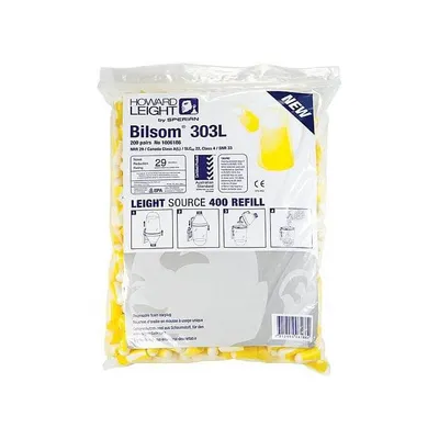 Produktbild von Gehörschutzstöpsel Bilsom 303L EN 352-2 SNR 33 dB Nachfüllpack 200 PA/Pack,Gr.L 1006186