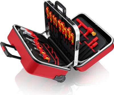 Produktbild von KNIPEX Werkzeugkoffer BIG Twin Move RED best