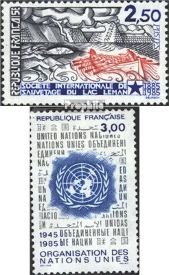 Produktbild von Briefmarken Frankreich 1985 Mi 2506,2507 (kompl.Ausg.) postfrisch SISL