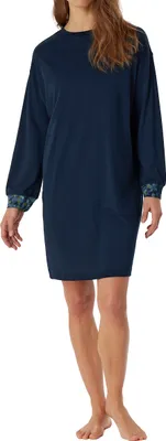 Produktbild von Schiesser Damen Sleepshirt 90cm nachtblau Stück Gr. 036