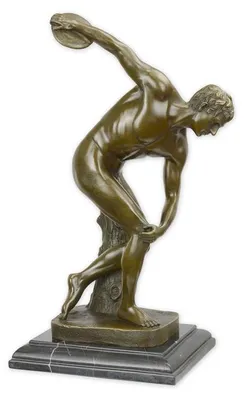 Productafbeelding van A Bronze Sculpture Of The Discobolos Of Myron