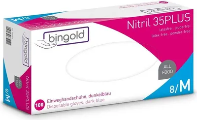 Produktbild von Kärcher Nitril Plus Einweghandschuhe S(100Stk) 3.345-889.0