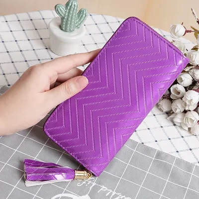 Produktbild von Lila Candy Geldbörse – Stilvoll und geräumig für Damen KP12499