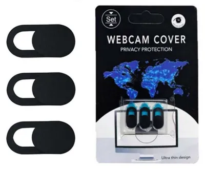 Immagine prodotto di Kom0997 Copriobiettivo per fotocamera di laptop/tablet, 3 pezzi