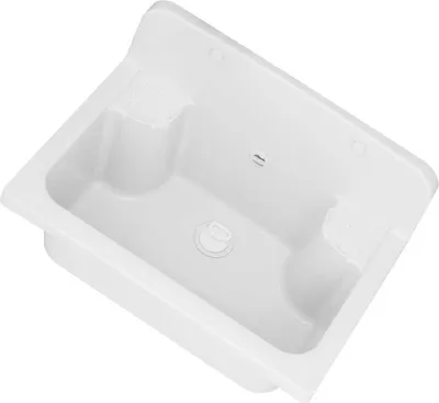Immagine prodotto di Lavandino per officina Lavandino in plastica con accessori; bianco