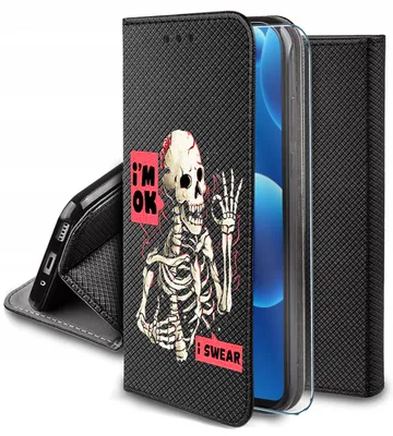 Obrázok produktu pre Etui do Samsung A36 5G MAGNET WZORY CASE PORTFEL + SZKŁO 9H