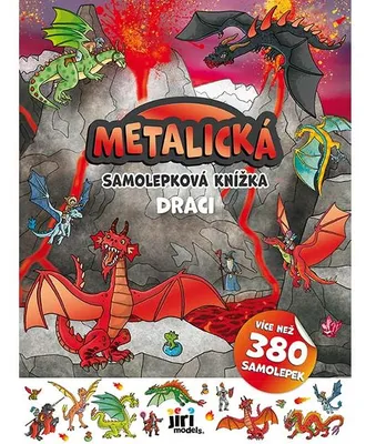 Immagine prodotto di Metalická samolepková knížka Draci