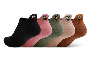 Produktbild von 5 Paar Damen Lustige bunte Socken Baumwolle, random colour, 35-41, A0567